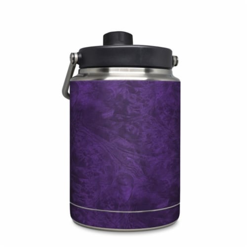 DecalGirl YHG-LACQUER-PUR Yeti Rambler 0.5 gal Jug Skin - Purple Lacquer Perspective: front