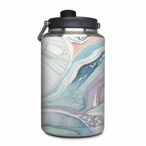 DecalGirl YOG-ABORGANIC Yeti Rambler 1 gal Jug Skin - Abstract Organic Perspective: front