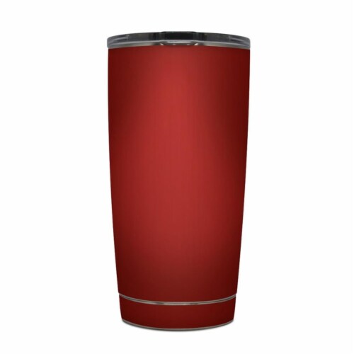 DecalGirl Y20-REDBURST Yeti Rambler 20 oz Tumbler Skin - Red Burst Perspective: front
