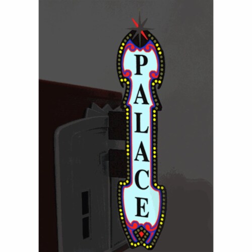 Miller Engineering MIE5982 N & HO Scale Small Vertical Theater Sign Perspective: front