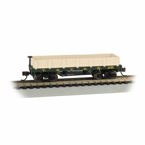 Bachmann BAC15453 N Scale Virginia & Truckee Old-Time Gondola Model Train Perspective: front