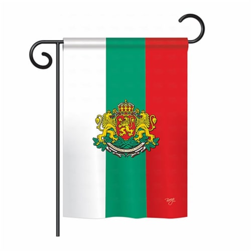 Breeze Decor BD-CY-GS-108204-IP-BO-D-US14-BD 13 x 18.5 in. Bulgaria Flags of the World Nation Perspective: front