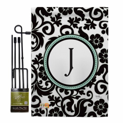 Breeze Decor Sb Gs Ip Bo D Us09 13 X 18 5 In Damask J Initial Interests Simply 1 Kroger
