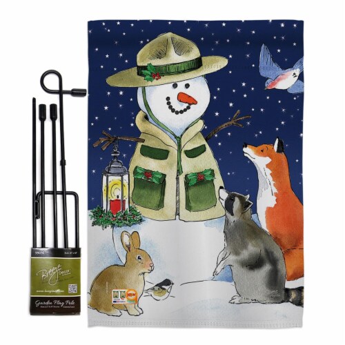 Breeze Decor BD-WT-GS-114206-IP-BO-D-US18-WA 13 x 18.5 in. Lodge Snowmen Winter Wonderland Im Perspective: front