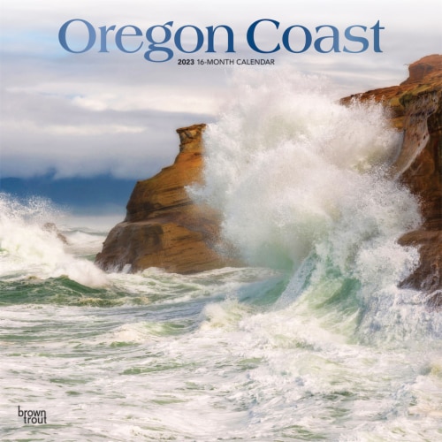 BrownTrout 2023 Oregon Coast Wall Calendar, 1 ct Kroger