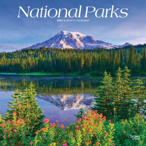 BrownTrout 16 Month National Parks 2024 Calendar, 1 ct Kroger