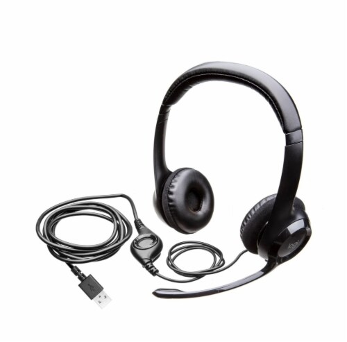 Logitech H390 USB Headset - Black Perspective: front