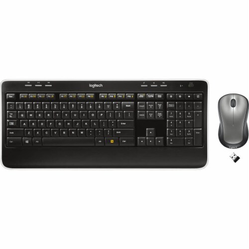 Logitech Wireless Keyboard and Mouse Set - Black, 1 ct Fred Meyer