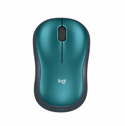 Logitech® Wireless Mouse - Blue Perspective: front