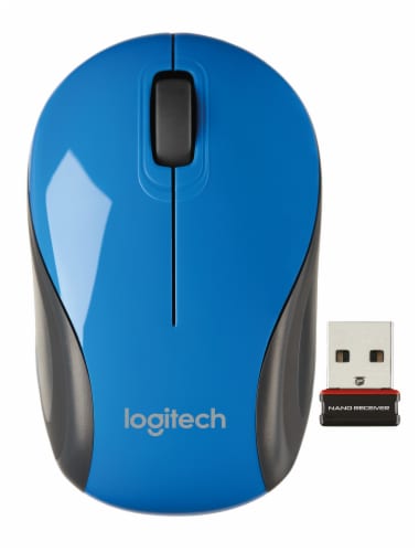 Logitech M187 Mini Mouse Perspective: front