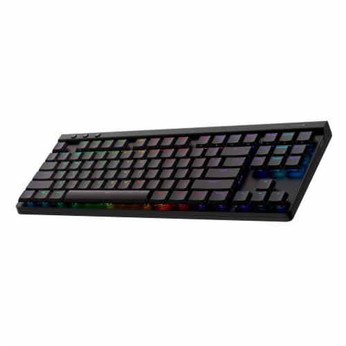 Logitech G515 TKL Tactile Wired Keyboard - Black Perspective: front