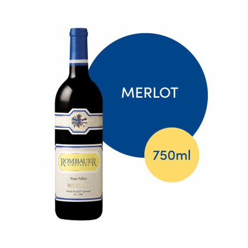 Rombauer Vineyards Merlot California Red Wine Perspective: front