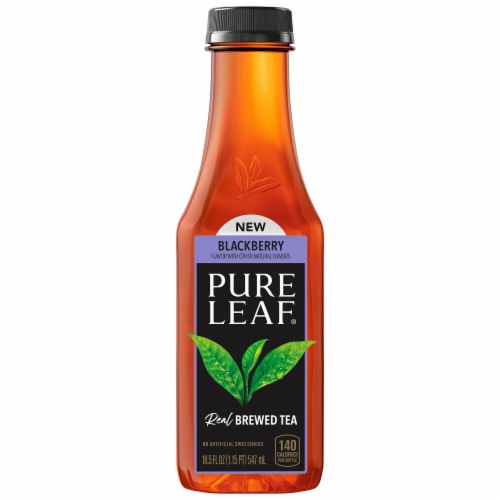 Pure Leaf® Blackberry Black Iced Tea Bottle Perspective: front