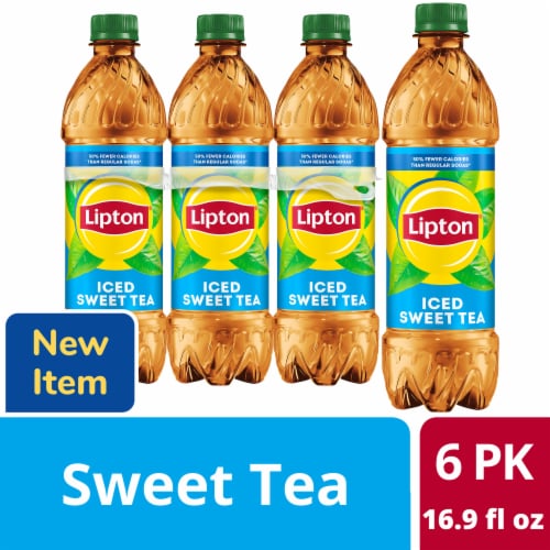 Lipton® Sweet Tea Iced Tea Multipack Bottles Perspective: front