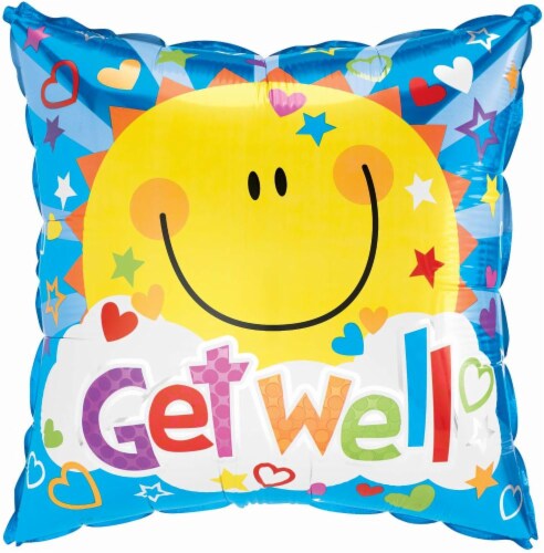 Burton + Burton Get Well Balloon Perspective: front