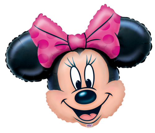 Burton + Burton Minnie Character Shape Balloon Perspective: front
