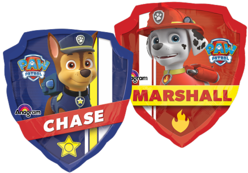 Burton + Burton Paw Patrol Character Shape Balloon Perspective: front