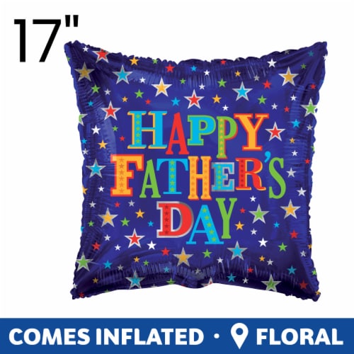 Happy Father's Day Helium Filled Balloon Perspective: front