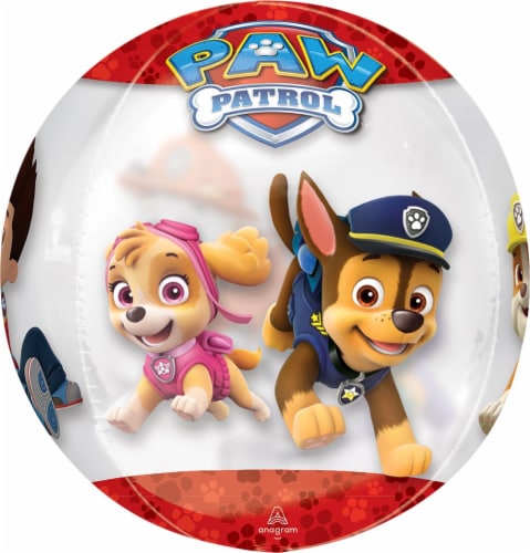 Paw Patrol Orbz Balloon Perspective: front