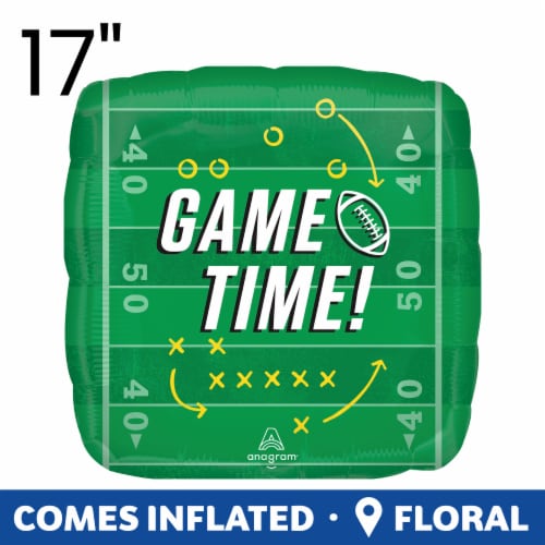 Game Time HELIUM FILLED BALLOON Perspective: front