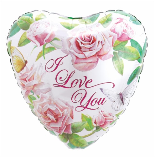 burton + BURTON I Love You Standard Balloon Perspective: front