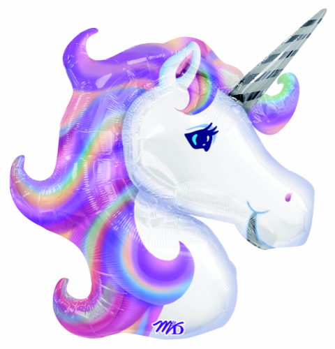 B&B Jumbo Unicorn Balloon Perspective: front