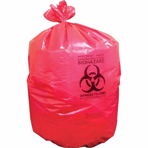 Heritage 1.3 mil Red Biohazard Can Liners - 50 Heritage 1.3 mil Red Biohazard Can Liners - 50