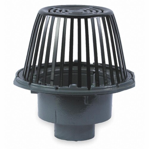 Watts Roof Drain,4 In Pipe Dia,Cast Iron  RD-104 Perspective: front