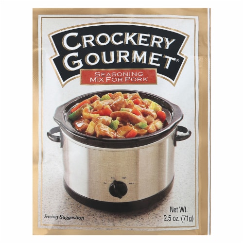 Crockery Gourmet BG11721 Crockery Gourmet Pork Seasoning Mix - 12x2.5OZ Perspective: front