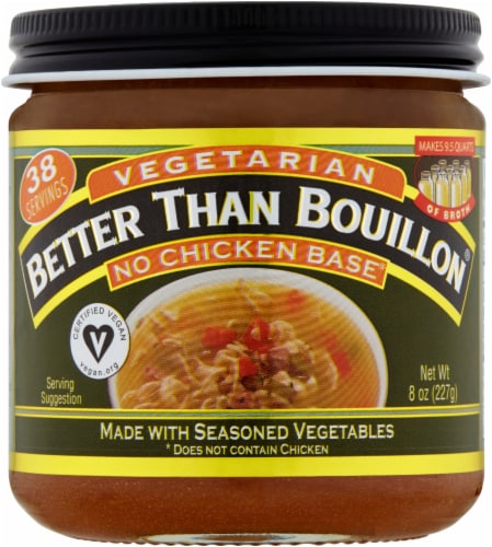 Better Than Bouillon Vegetarian No Chicken Base Perspective: front