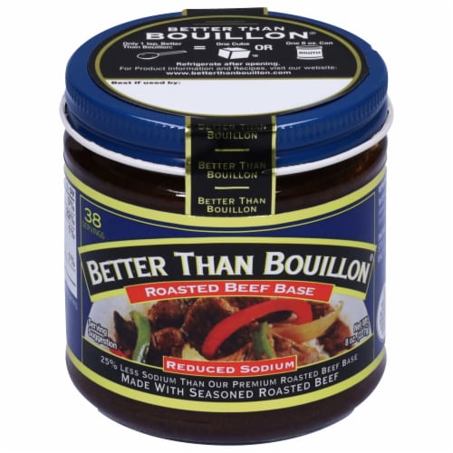 Better Than Bouillon® Reduced Sodium Beef Base Perspective: front