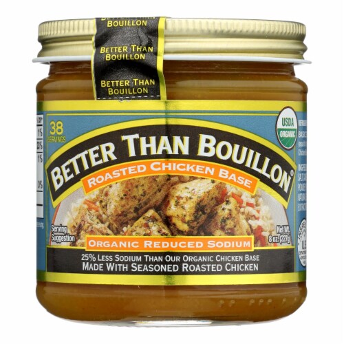 Better Than Bouillon - Rs Rst Chicken Base - Case of 6 - 8 oz. Perspective: front