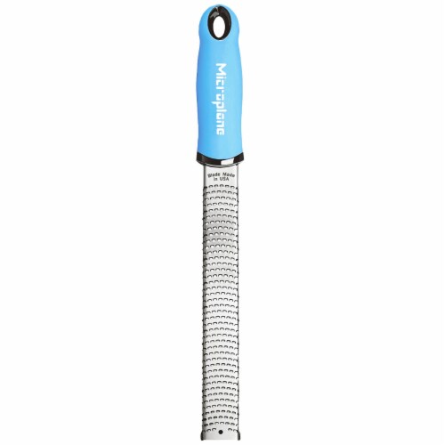 Microplane Premium Classic Zester Grater, Blue Grotto Perspective: front
