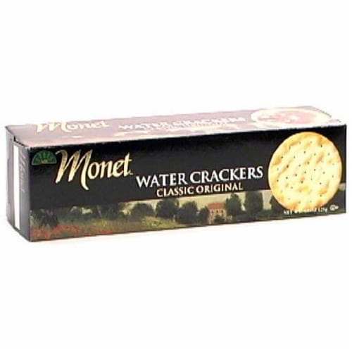 Monet Original Water Crackers Perspective: front