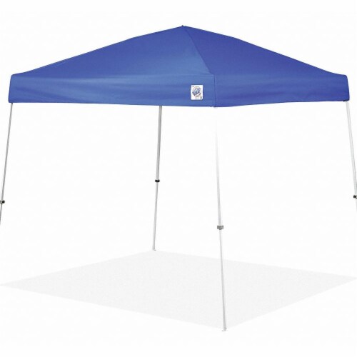 E-Z Up Vista Shelter,10x10 Ft.,Steel Frame,Roya  VS2910BL Perspective: front