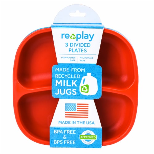 Re-Play Divided Plates, 3 pk - Kroger