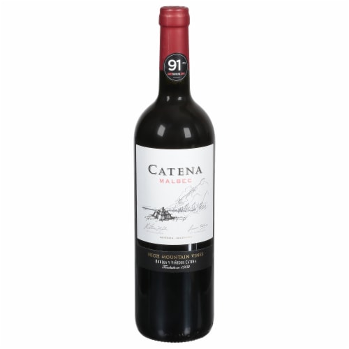 Bodega Catena Malbec Red Wine Perspective: front