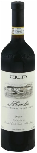 Ceretto Barolo Italian Red Wine Perspective: front