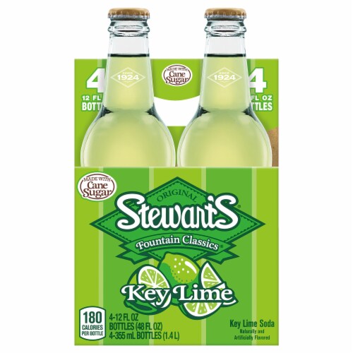 Stewart's Key Lime Soda Perspective: front