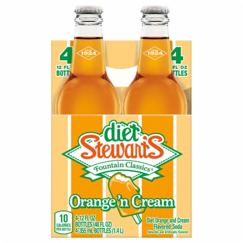Diet Stewart's Orange 'n Cream Perspective: front
