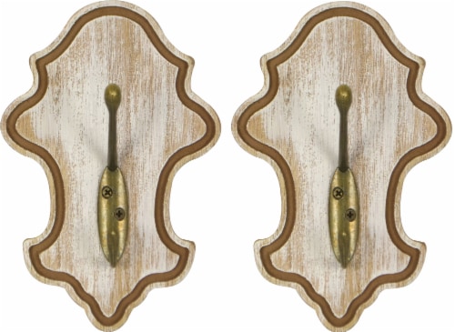 Wood Wall Hooks Perspective: front
