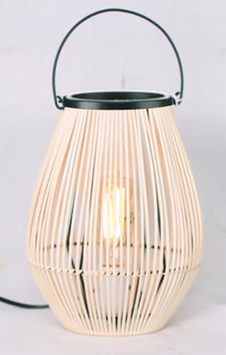 Lite Source Rattan Table Lamp Perspective: front