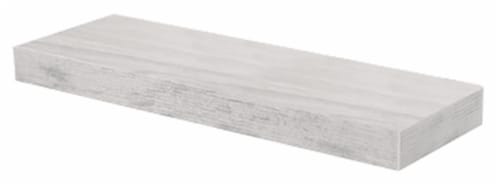 Wood Wall Shelf - White Perspective: front