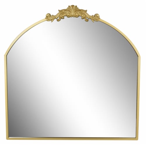 Crystal Art Gallery Gold Antique Shaped Mirror Perspective: front
