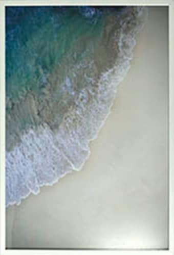 Crystal Art Gallery Aerial Ocean Framed Wall Decor Perspective: front