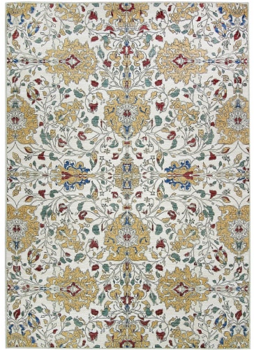 Crystal Art Gallery Ruggable Traditional Floral Area Rug Perspective: front