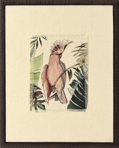 Crystal Art Gallery Exotic Birds Linen Wall Art Perspective: front