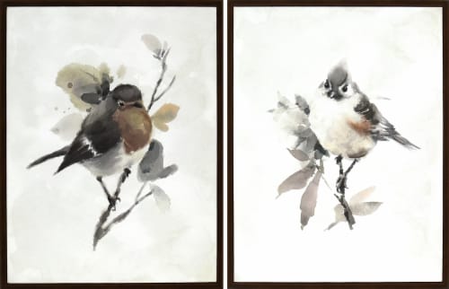 Crystal Art Gallery Birds On A Branch Wall Art Perspective: front