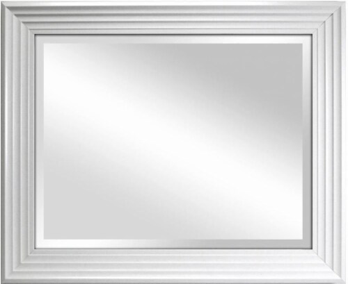Crystal Art Gallery Ridgeland Mirror - White Perspective: front