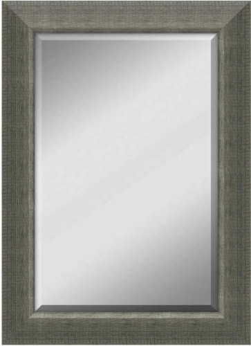 Crystal Art Gallery Scratched Silver Mirror Perspective: front